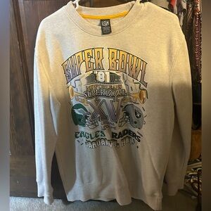super bowl sweatshirt. NFL. size small
